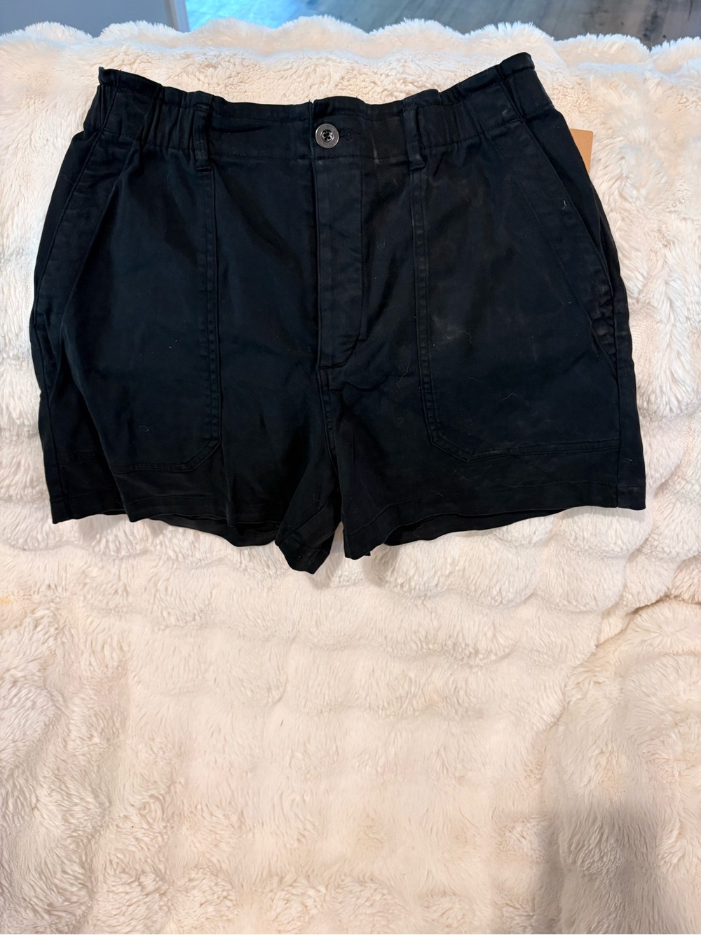 Eddie Bauer Black Casual Cotton Shorts